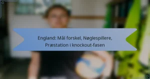 England: Mål forskel, Nøglespillere, Præstation i knockout-fasen